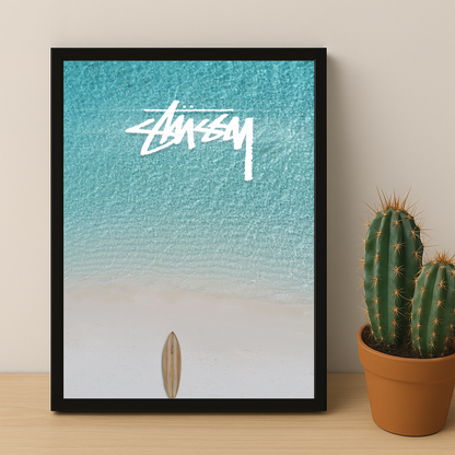 Cadre photo Stüssy - Light Blue Ocean