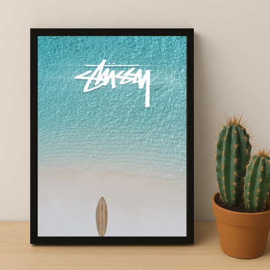 Cadre photo Stüssy - Light Blue Ocean