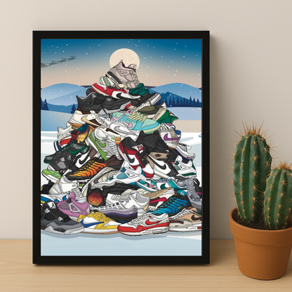 Poster Nike Sneakers Sapin