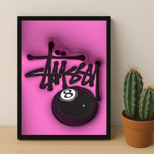 Cadre photo Stüssy - 3D Pink