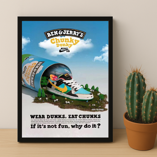 Poster Nike Ben & Jerry's Chunky Dunky