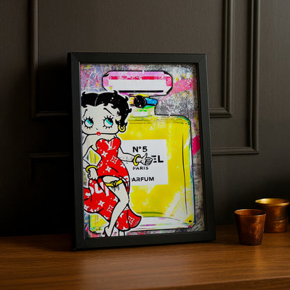 Poster Photo Chanel - Graffiti