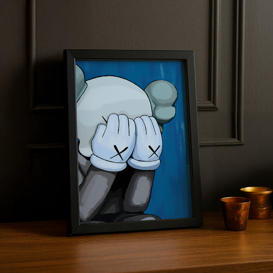 Cadre photo Kaws - Backblue