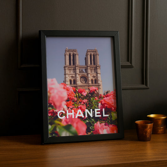 Cadre photo Chanel - Rose Paris