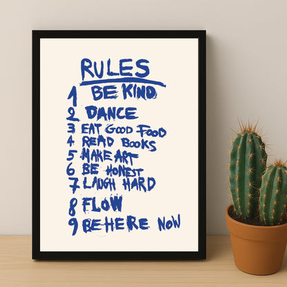 Cadre photo Citation - Rules