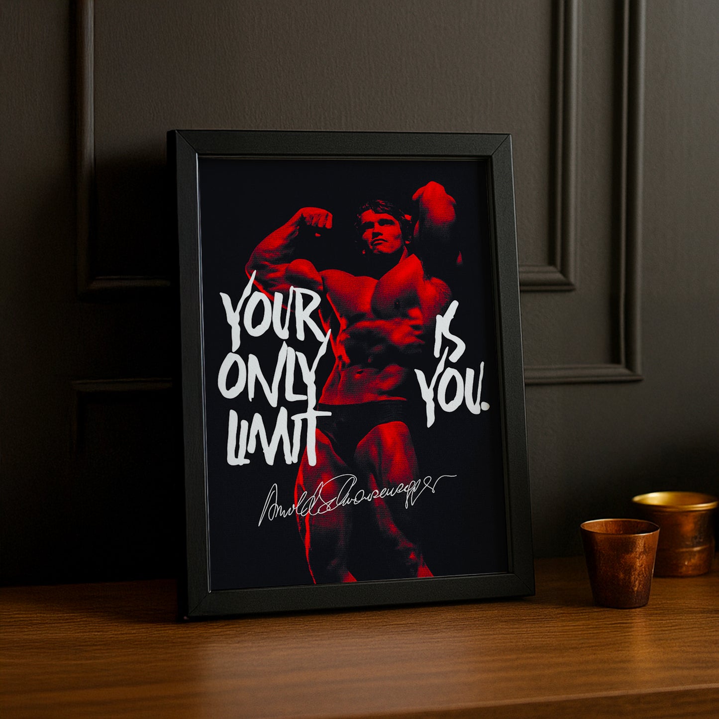 Poster Photo Musculation - Your Only Limit Is You