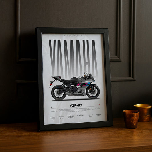 Cadre photo Yamaha YZF-R7