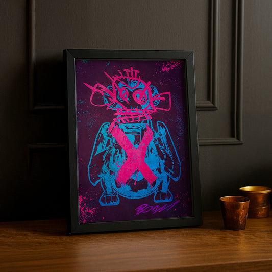 Cadre photo Monkey Graffiti Arcane