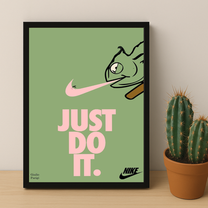 Poster Nike Just do It Grenouille