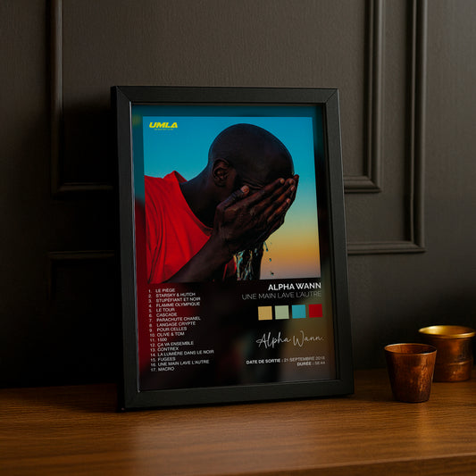 Cadre Photo Alpha Wann - Une main lave l'autre