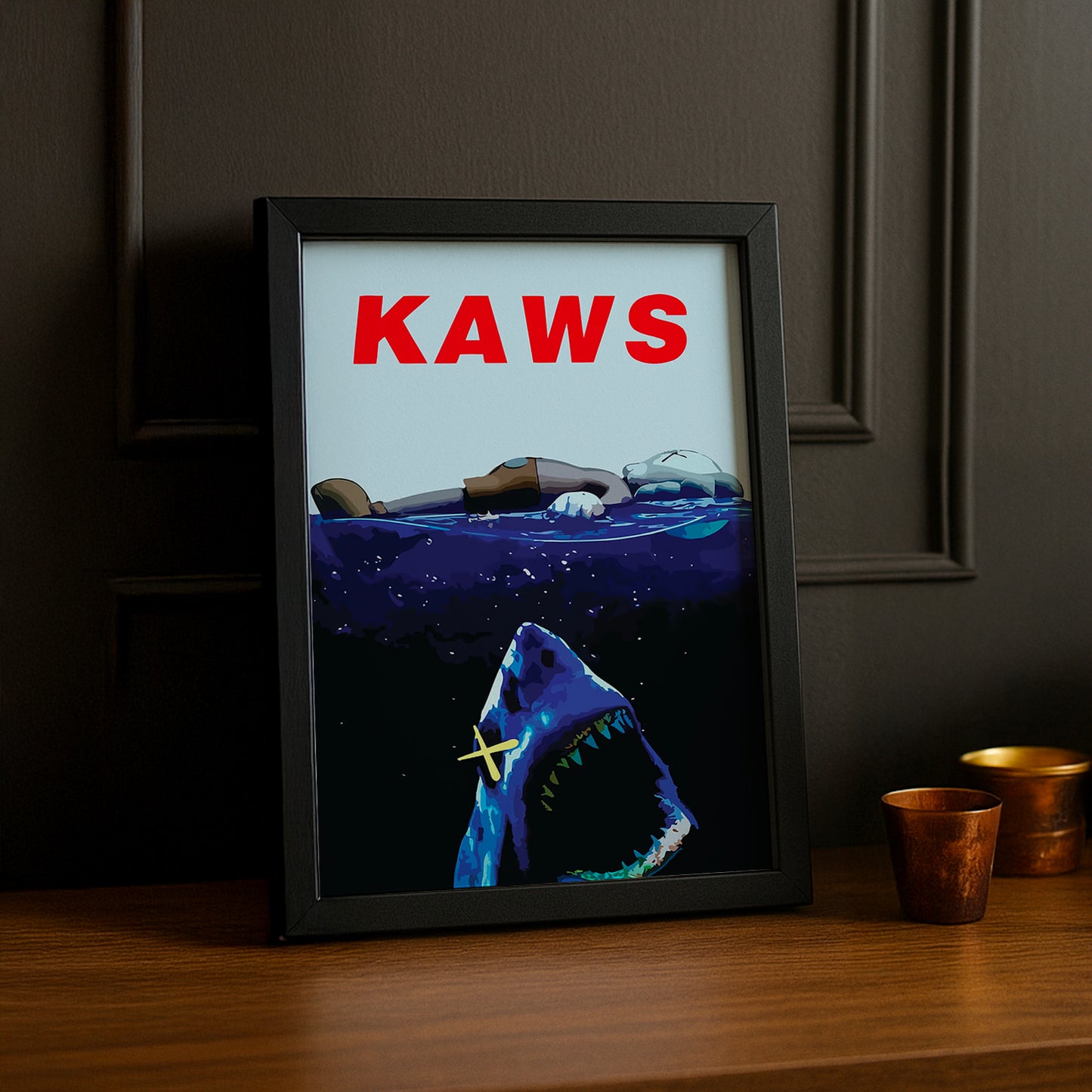 Cadre photo Kaws - Jaws