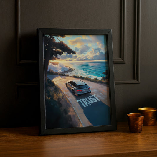 Audi RS6 Gris nardo - Poster