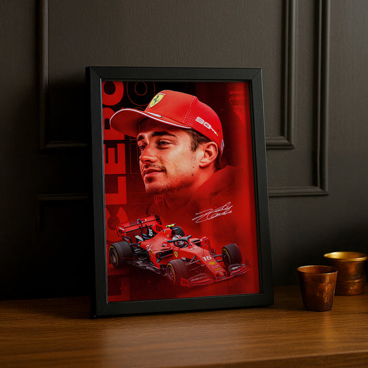Cadre photo Charles Leclerc Formula 1