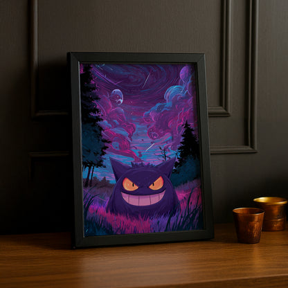 Cadre Photo Pokémon - Gengar Sunset