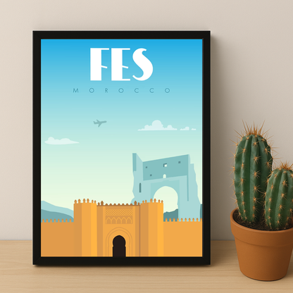 Fes Maroc - Poster