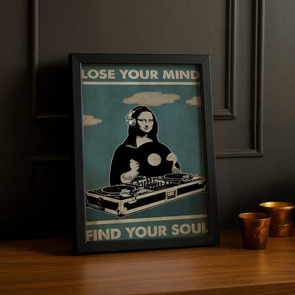 Cadre photo Mona Lisa La Joconde Lose Your Mind