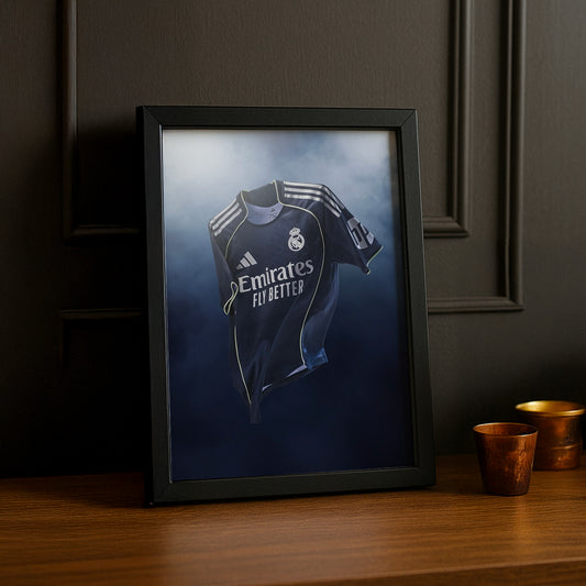 Cadre photo - Maillot Real Madrid Extérieur 25-26