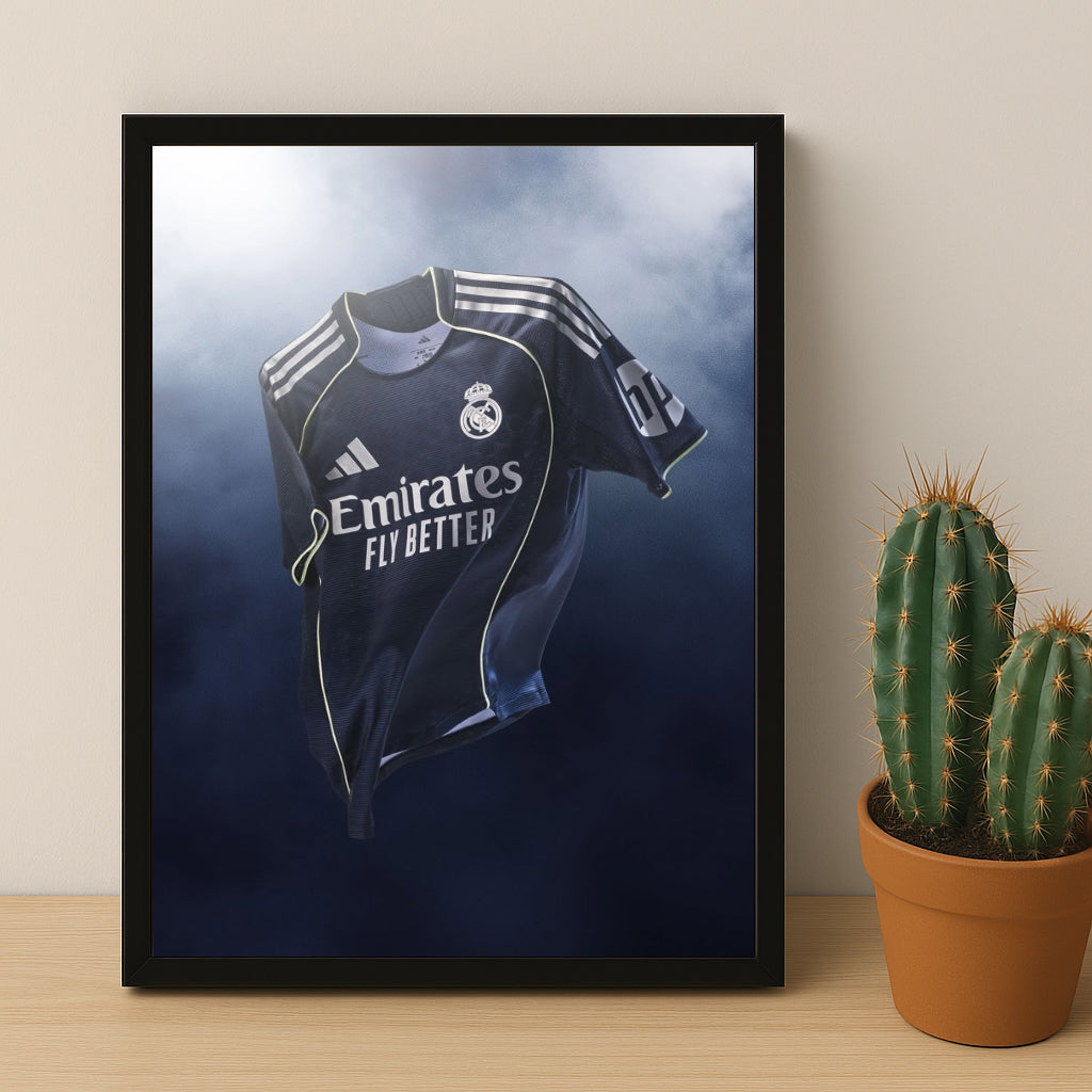 Cadre photo - Maillot Real Madrid Extérieur 25-26