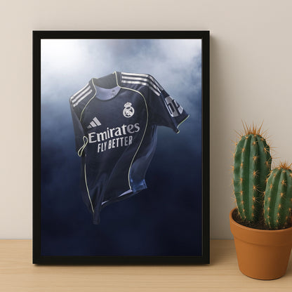 Cadre photo - Maillot Real Madrid Extérieur 25-26
