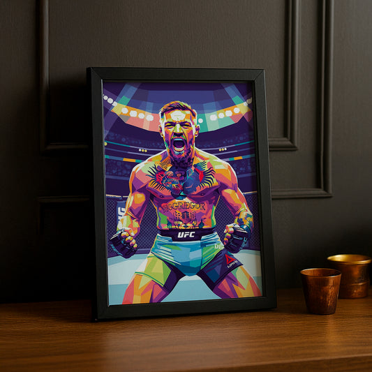 Cadre photo UFC - Illustration de McGregor