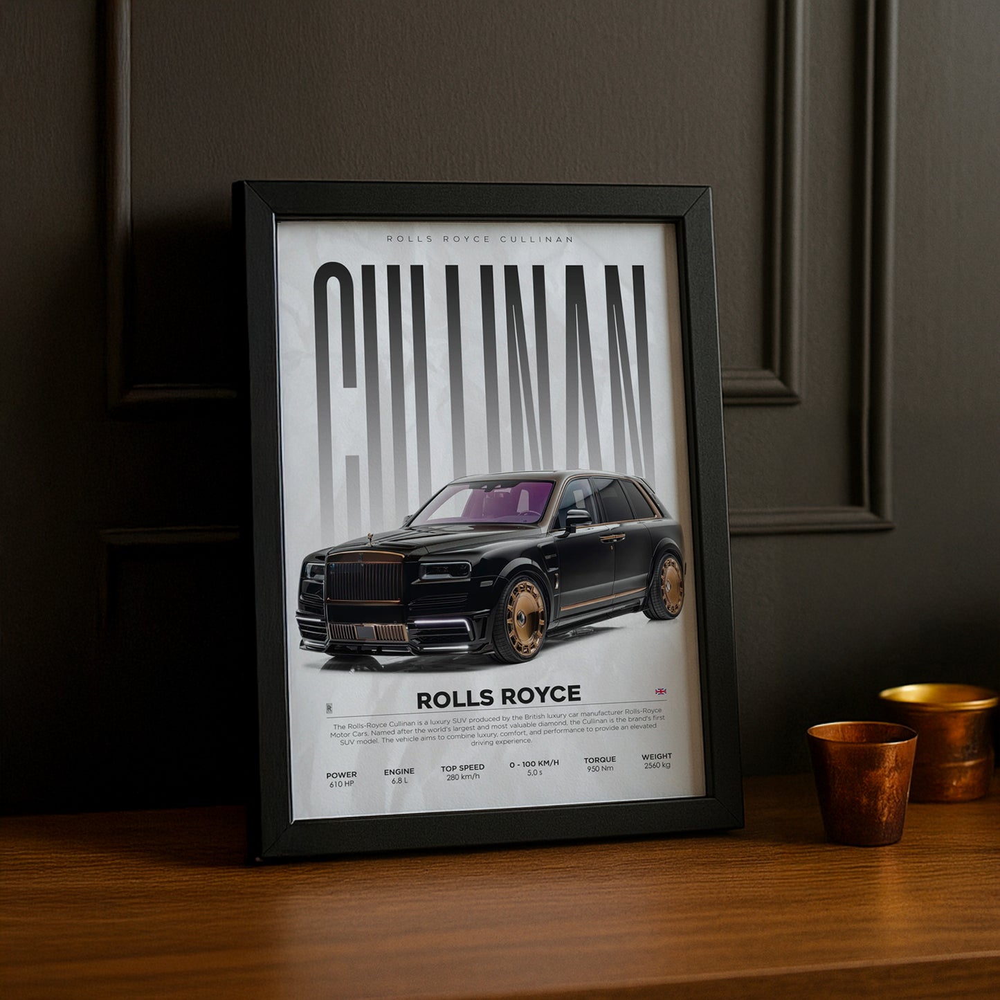 Cadre photo Rolls Royce Cullinan