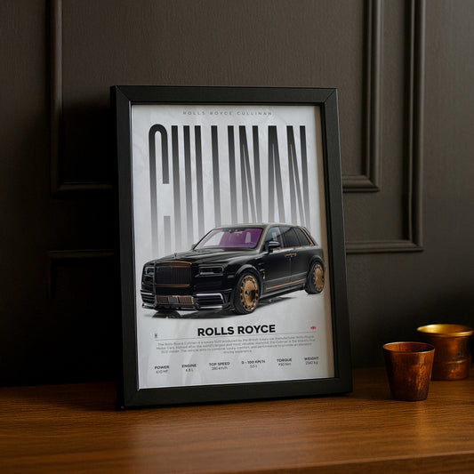 Cadre photo Rolls Royce Cullinan