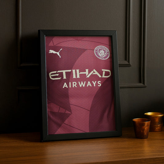 Cadre photo Maillot de Manchester City Third
