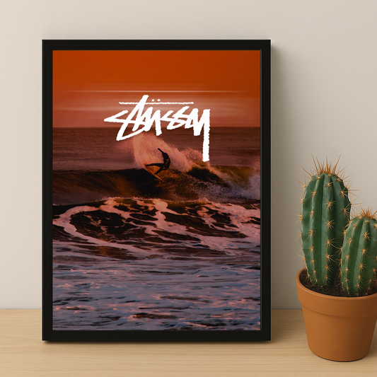 Cadre photo Stüssy - Red surf
