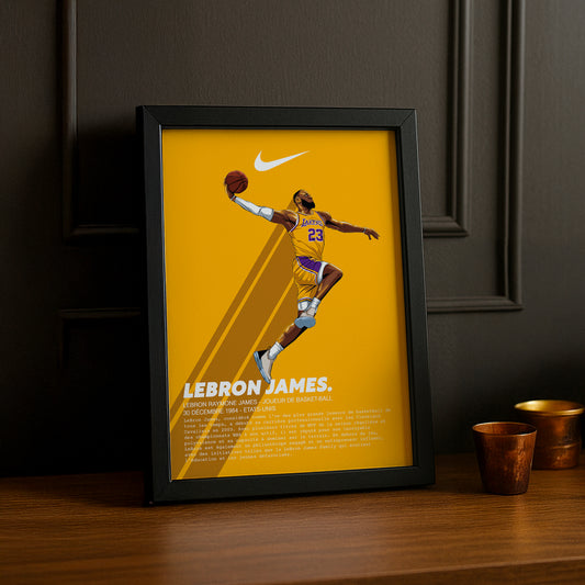 Cadre photo Lebron James NBA