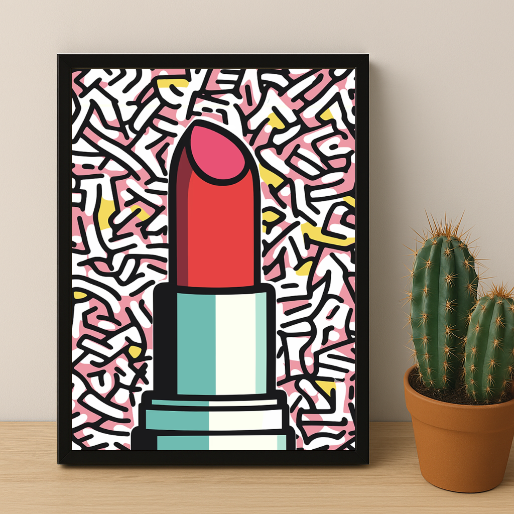 Cadre photo Keith Haring "Gloss"