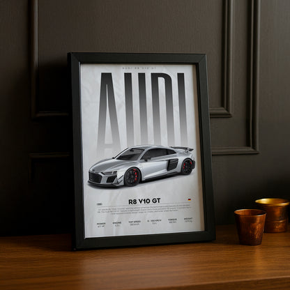Cadre photo Audi R8 V10 GT