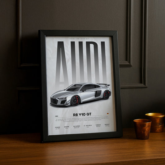 Cadre photo Audi R8 V10 GT