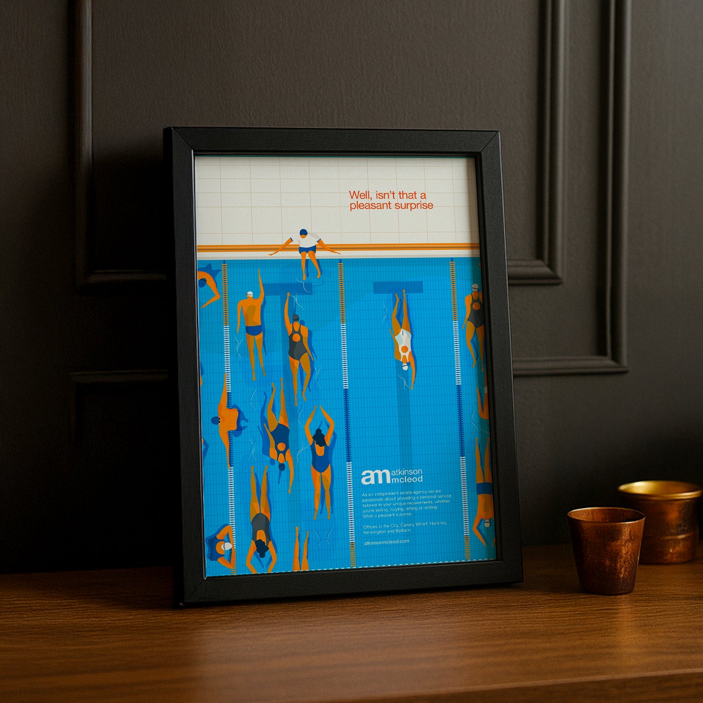 Cadre Photo Natation - Pleasant Surprise