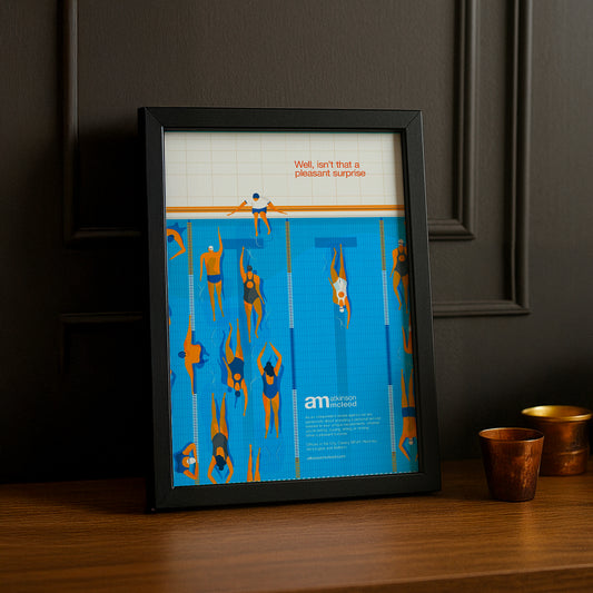 Cadre Photo Natation - Pleasant Surprise