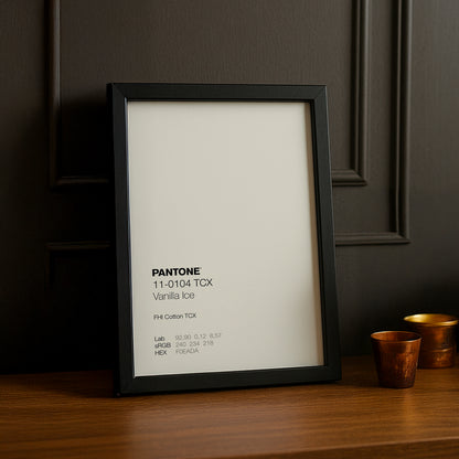 Cadre Photo Pantone - Vanilla Ice