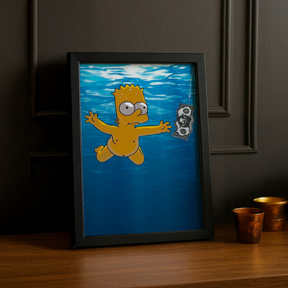 Cadre Photo Les Simpsons - Sauver Bart