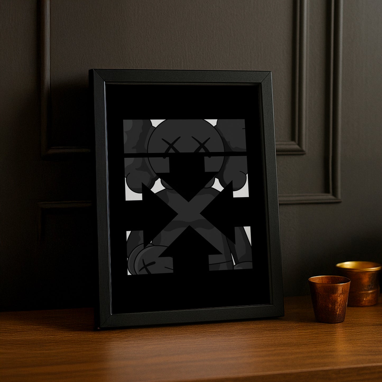 Cadre photo Off-White Kaws