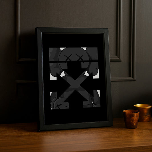 Cadre photo Off-White Kaws