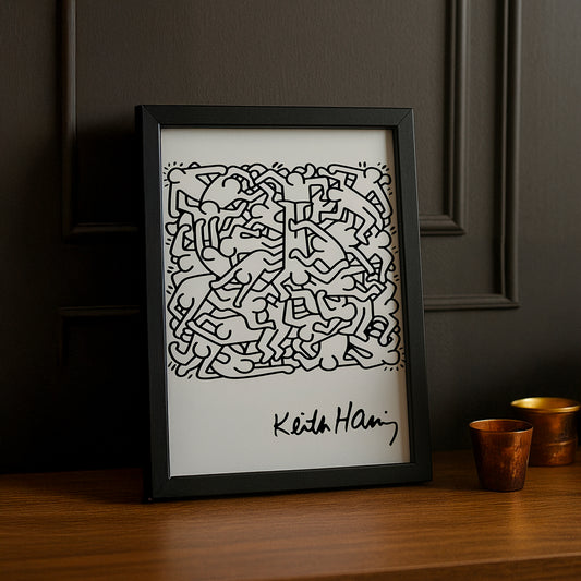 Cadre photo Keith Haring