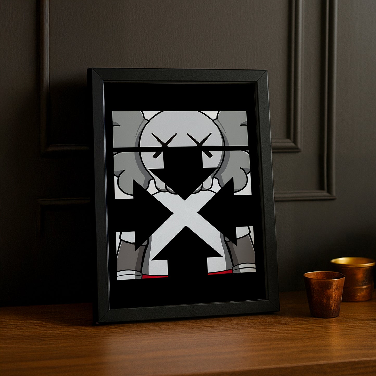 Cadre photo Off-White x Kaws