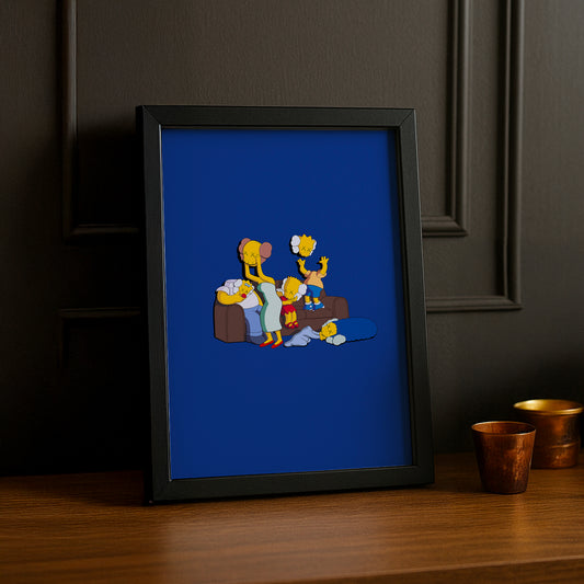 Poster Kaws Les Simpsons