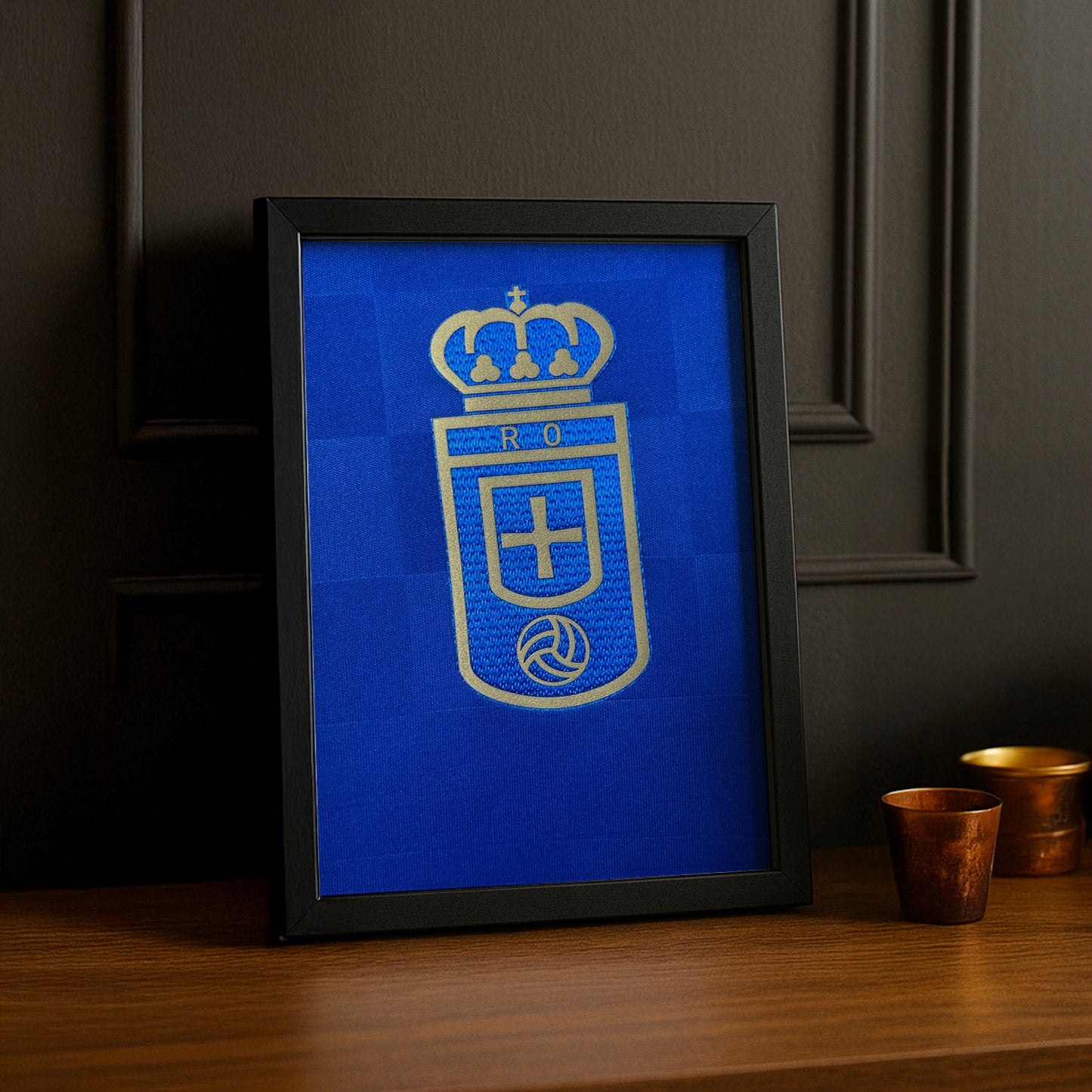 Cadre photo - Maillot Real Oviedo 25-26