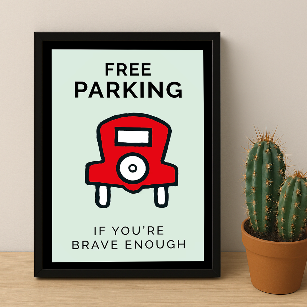 Monopoly Free Parking - Poster