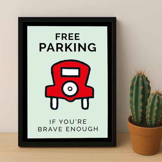 Monopoly Free Parking - Poster