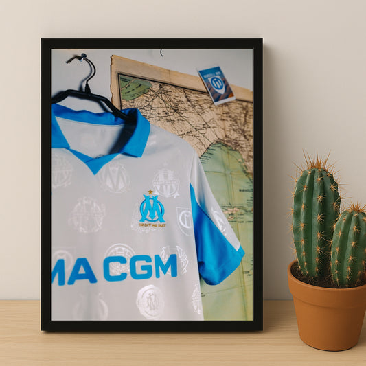 Cadre photo - Maillot Olympique de Marseille 2026