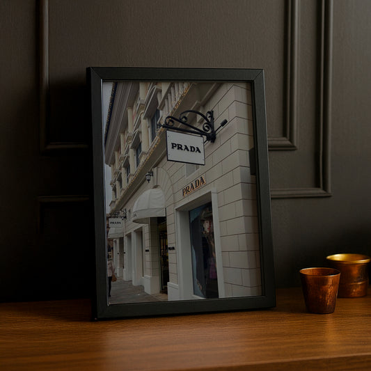 Cadre Photo Prada - Devanture de magasin