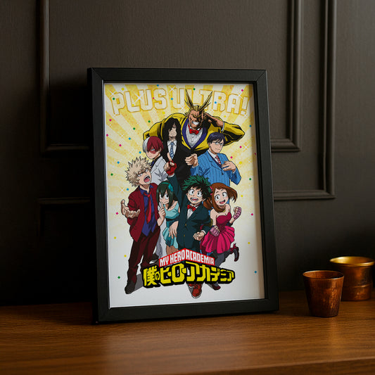 Cadre Photo My Hero Academia - Plus Ultra
