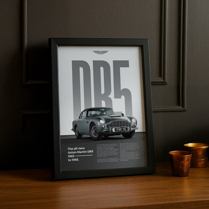 Poster Voitures - Aston Martin DB5 1963