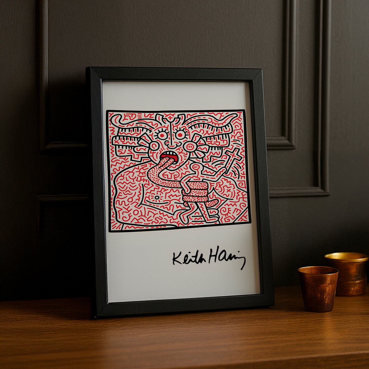 Cadre photo Keith Haring
