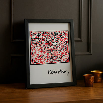 Cadre photo Keith Haring